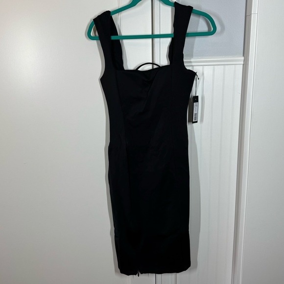 Ta3 Dresses & Skirts - TA3 Squarey‎ Pencil Dress Sleeveless Shaping Corset Black large regular long nwt